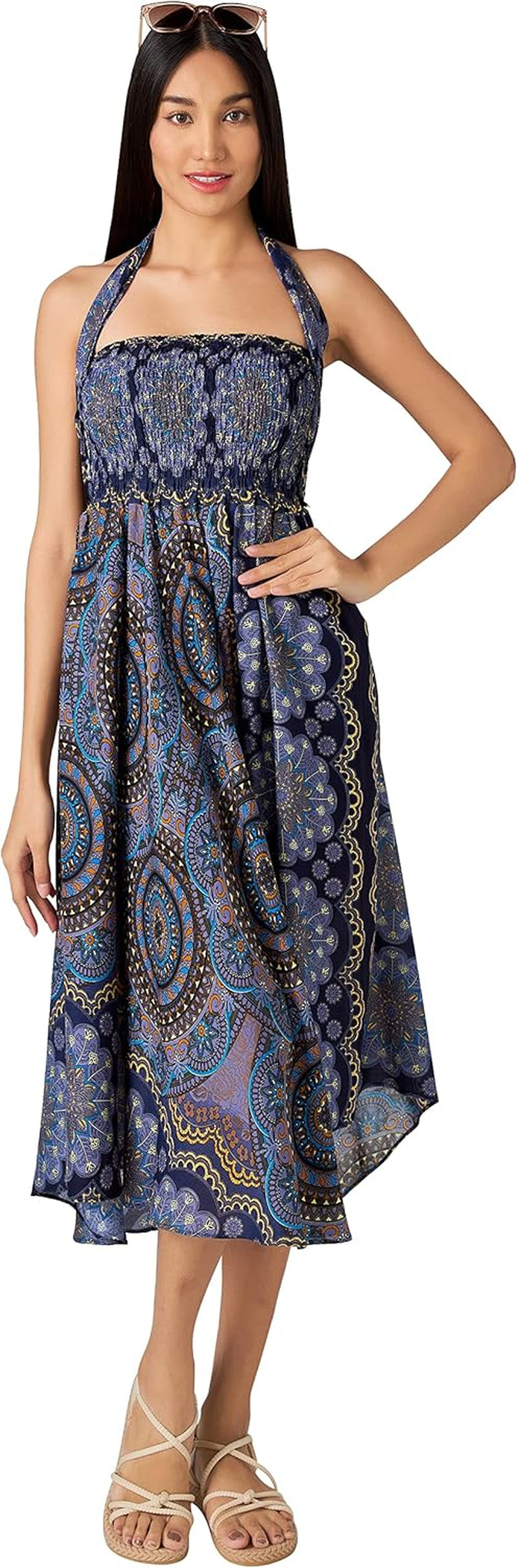 Long Boho Skirts for Women - Bohemian Hippie Maxi Summer Skirt