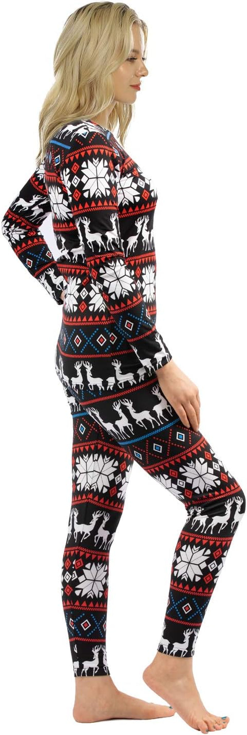 Thermal Underwear for Women Long Johns Base Layer Thermals Set | Warm Fleece Lined Top & Bottom Thermal Set, Winter Clothing for Cold Weather,Moisture-Wicking, Heat Retention, Ultra Soft