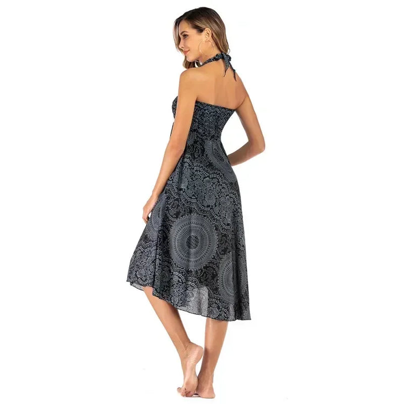 Sexy Summer Long Boho Bottom Women Skirt Vintage Casual Ropa Mujer Faldas Loose Fashion Y2K Maxi Skirts Woman Clothing Saia Jupe