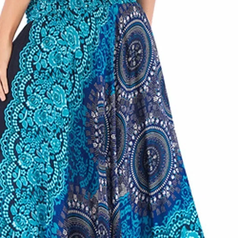 Sexy Summer Long Boho Bottom Women Skirt Vintage Casual Ropa Mujer Faldas Loose Fashion Y2K Maxi Skirts Woman Clothing Saia Jupe