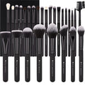 Professional Makeup Brushes Set 27Pcs Makeup Brush Set Premium Synthetic Kabuki Foundation Blending Face Powder Blush Concealers Eye Shadows Brushes